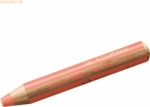 5 x Stabilo Holzfarbstift woody 3 in 1 10mm pastellrot