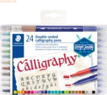 10 x Staedtler Zweispitzmaler Calligraph duo VE=24 Farben