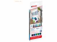 edding Porzellan-Pinselstift edding 4200 1-4 mm VE=6 Farben