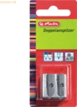 6 x Herlitz Anspitzer doppelt Metall