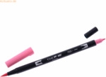 6 x Tombow Dual-Fasermaler ABT mit Rundspitze/Pinselspitze pink rose
