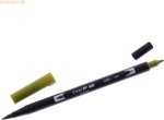 6 x Tombow Dual-Fasermaler ABT mit Rundspitze/Pinselspitze avocado