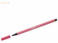 10 x Stabilo Premium-Filzstift Pen 68 erdbeerrot