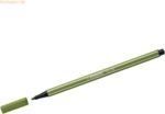 Stabilo Premium-Filzstift Pen 68 moosgr&uuml;n