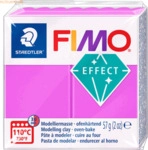 6 x Staedtler Modelliermasse Fimo Kunststoff 57g effect neon lila