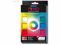 Staedtler Modelliermasse Fimo professional true colours 6x 85g