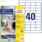 Avery Zweckform Universal-Etiketten RC A4 48,5x25,4mm 10 Bogen/400 Eti