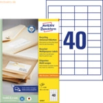 Avery Zweckform Universal-Etiketten RC A4 48,5x25,4mm 100 Bogen/4.000