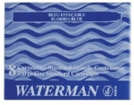 Waterman Tintenpatronen Standard floridablau VE=8 St&uuml;ck
