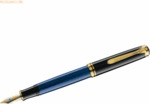 Pelikan Kolbenf&uuml;llhalter Souver&auml;n M800 Feder B schwarz/blau