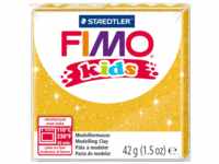 8 x Staedtler Modelliermasse Fimo Kids gold glitter 42g