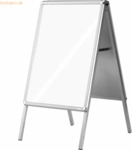 Magnetoplan Kundenstopper SP 00016 66,1x119cm DIN A1 silber