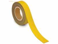 Maul Kennzeichnungsband magnetisch 1cmx10m gelb