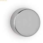 Maul Neodym-Scheibenmagnet 10x20mm 12000g hellsilber VE=4 St&uuml;ck