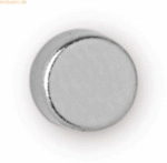 Maul Neodym-Scheibenmagnet 3x5mm 700g hellsilber VE=10 St&uuml;ck
