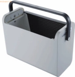 Helit H&auml;ngemappenbox Mobile Office 42,5x30,5x20cm schwarz/lichtgrau