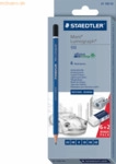 Staedtler Bleistift Mars Lumograph 2H/HB/B/2B/4B/6B blau 6 Stifte + Ra
