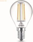 Signify Philips LED classic Lampe 40W E14 Tropf Warmw 470lm klar 2erP