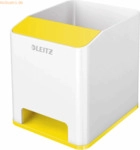 Leitz Stiftek&ouml;cher Wow Duo Colour Sound wei&szlig;/gelb