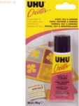 6 x Uhu Spezialklebstoff Creativ Stoff, Filz + B&auml;nder Tube 38ml