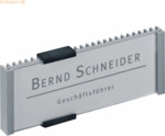 Durable T&uuml;rschild Info Sign 149x52,5mm silber