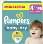 Pampers Windel Baby Dry 40785065 Gr.4+ Maxi Plus 198 St&uuml;ck