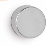 Maul Neodym-Scheibenmagnet 5x8mm 2400g hellsilber VE=10 St&uuml;ck