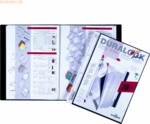 5 x Durable Sichtbuch Duralook plus A4 20 H&uuml;llen schwarz