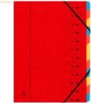 Exacompta Ordnungsmappe Nature Future A4 12-teilig rot