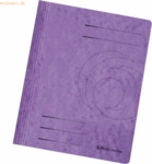 5 x Herlitz Schnellhefter A4 Karton 355g/qm violett