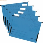 Herlitz H&auml;ngetasche 230g/qm blau VE=5 St&uuml;ck