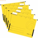 Herlitz H&auml;ngetasche 230g/qm gelb VE=5 St&uuml;ck