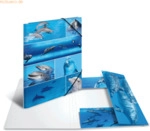 HERMA Sammelmappe A3 Pappe Delfine