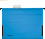 25 x Leitz H&auml;ngetasche ALPHA A4 Karton blau
