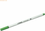 10 x Stabilo Premium-Filzstift mit Pinselspitze Pen 68 brush smaragdgr