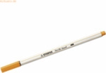 10 x Stabilo Premium-Filzstift mit Pinselspitze Pen 68 brush orange