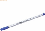 10 x Stabilo Premium-Filzstift mit Pinselspitze Pen 68 brush ultramari