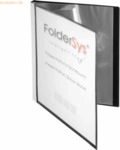 Foldersys Pr&auml;sentations-Sichtbuch A4 10 H&uuml;llen PP schwarz