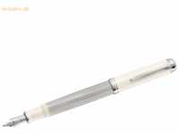 Pelikan Füllhalter M405 B Silber-Weiß