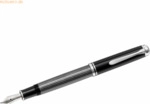 Pelikan Kolbenf&uuml;llhalter Souver&auml;n M405 EF anthrazit/schwarz/silber Str