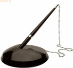 Connect Kugelschreiberst&auml;nder mit Kette schwarz