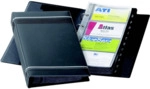 Durable Visitenkartenringbuch Visifix 145x255mm anthrazit
