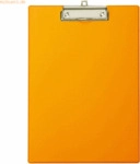 Maul Schreibplatte mit Folien&uuml;berzug A4 hoch orange