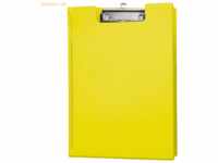 12 x Maul Schreibmappe mit Folienüberzug A4 hoch gelb