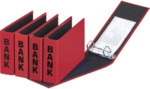 10 x Pagna Bankordner Basic Colours A5 quer rot