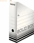 10 x Leitz Archiv-Stehsammler Solid A4 Wellpappe wei&szlig;