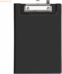 5 x Veloflex Klemmbrettmappe Clipboard A5 schwarz mit Durchschreibschu