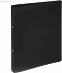 12 x Pagna Ringbuch A4 25mm schwarz PP 2 Ringe