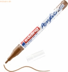 10 x Edding Acrylmarker edding 5300 fein haselnuss