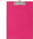 Maul Schreibplatte mit Folien&uuml;berzug A4 hoch pink